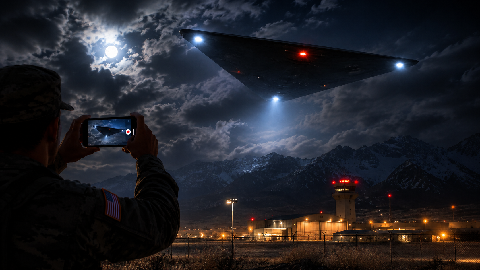 FORÇA AÉREA MANTÉM DOIS VÍDEOS DE UM UFO TRIANGULAR SOB SIGILO